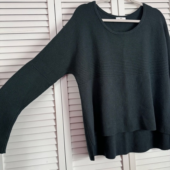 Helmut Lang Wool Angora Blend Ribbed Knit Pullover Sweater Relaxed Fit Medium - Picture 4 of 8